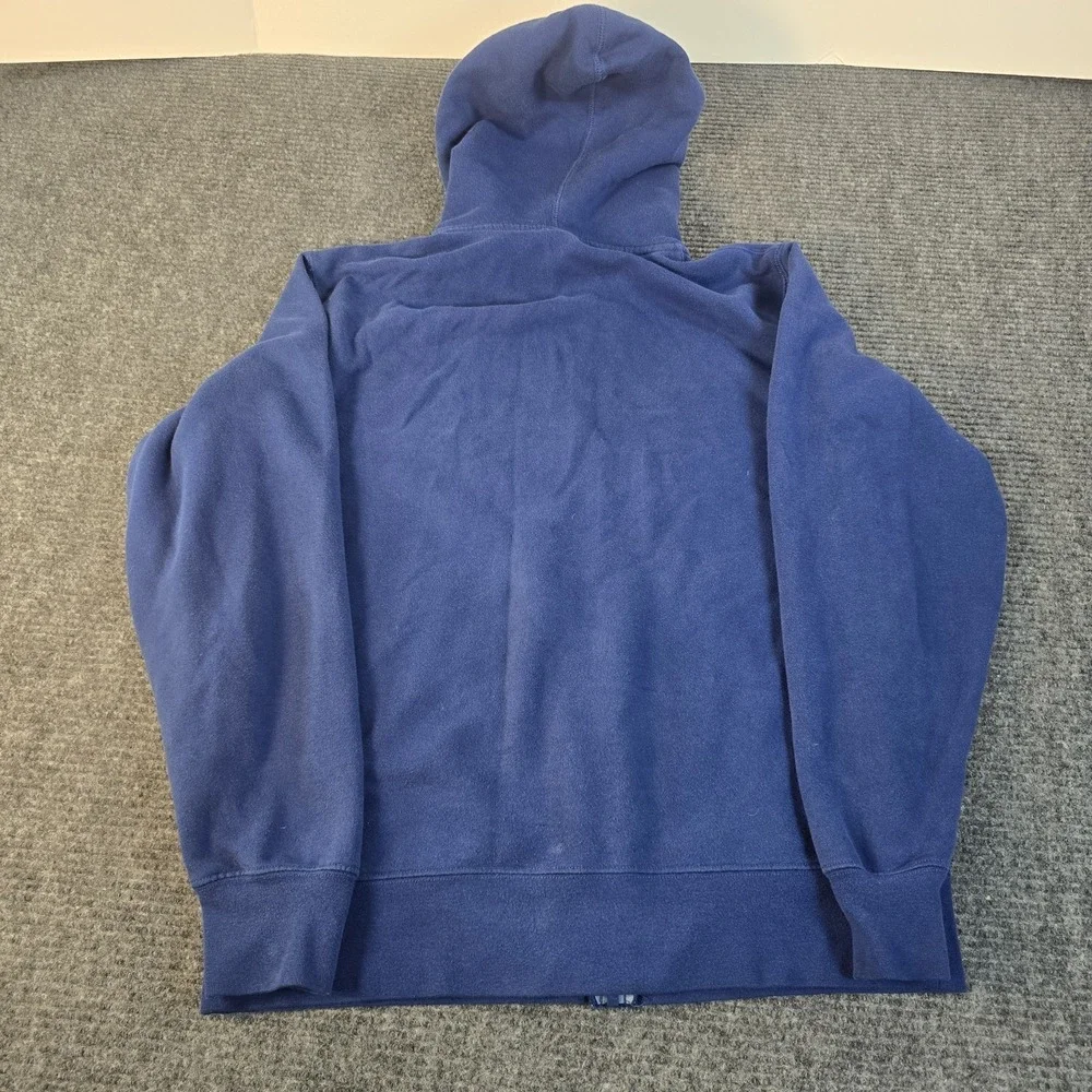 The North Face Hoodie Mens M Blue Khumbu Climbing School Full Zip Used